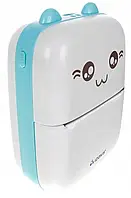 Фотопринтер міні Cat Izoxis 22272 + 11 рулонів портативний мобільний B_2487