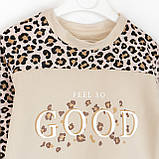 Костюм для дівчинки з леопардовим принтом Leo GOOD, фото 3
