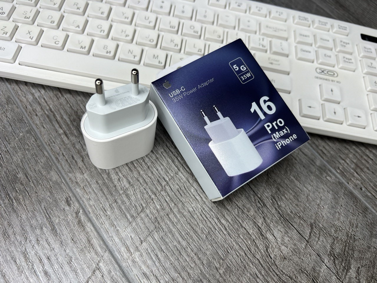 Швидкий блок живлення iPhone 16 Pro Max USB-C 35W Power Adapter 35 Вт