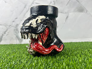 Керамічна чаша для кальяну Monster Bowls VENOM GLZ – ефектний дизайн та відмінна тяга, фото 1