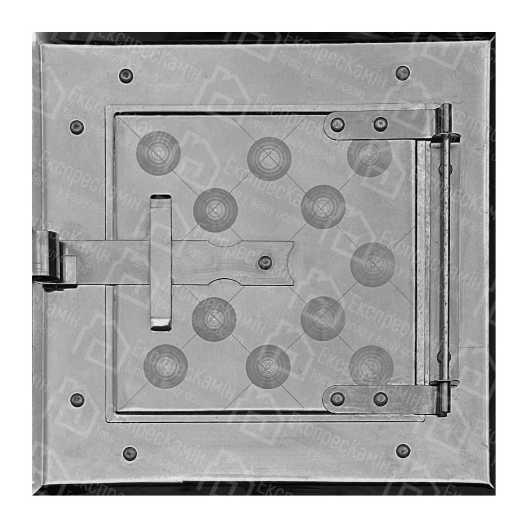 Дверцята сажетруска прочисні нержавіюча сталь 180х180 мм Дверцята прочисні сажетруски Сажечистка пічна