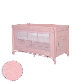Дворівневий манеж для дітей від народження Noemi 2 Layers Mellow Rose Star Lorelli Рожевий