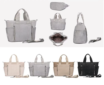 Сумка жіноча містка на блискавці 35*21 см у різних кольорах Sasha