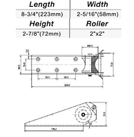 Роульс 8-3/4"