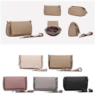 Сумка жіноча крос-боді прямокутна з клапаном 28*17 см у різних кольорах Sasha