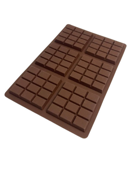 Силіконова форма Плитки шоколаду КВАДРАТНІ, фото 1