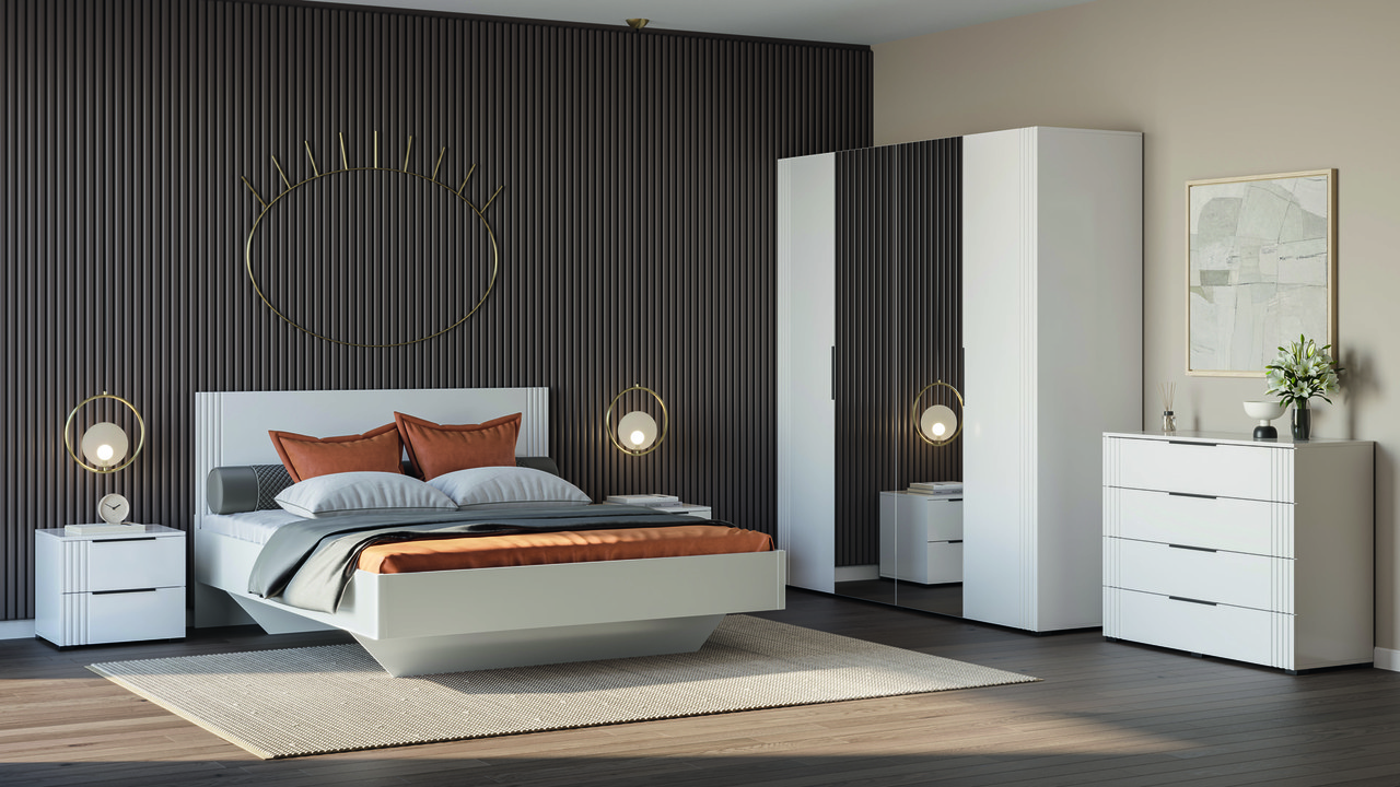 Спальня в сучасному стилі Амелія 4Д Svit mebliv
