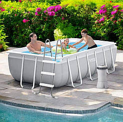 Каркасний басейн, 300*175*80 см, сходи, фільтр-насос (2006 л/год), Intex 26784