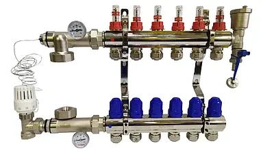 Колектор Для Теплої Підлоги Koer 6 Контурів Чехія, фото 1