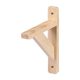 Дерев'яний кронштейн Larvij 150x30x200 мм Сосна (L5100)