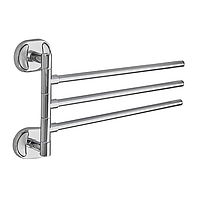 Тримач для рушника поворотний (3 планки) Zerix AFB-0113 (ZX5045)