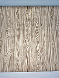 Шпалери вінілові на флізеліновій основі 10.05 × 1.06 м 319-12, коричневі під дерево для вітальні, спальні, коридору, кухні, фото 4
