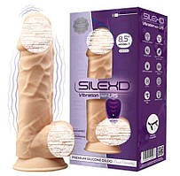 Двошаровий реалістичний фалоімітатор з вібрацією SilexD Norman Vibro Flesh + LRS 21,6см