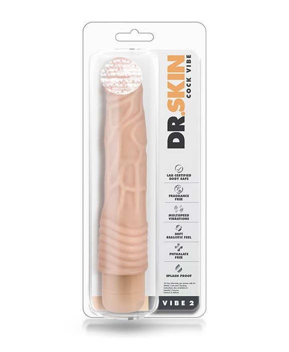 Вібратор-реалістік Mr.Skin Cock Vibe 2 19см, фото 1