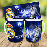 Набір дитячий Футбол Кріштіану Роналду рюкзак 36х27см сумка-бананка, кружка з принтом для хлопчика (01610), фото 9