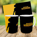 Набір дитячий Пабг "PUBG" рюкзак рюкзак 36х27см сумка-бананка, кружка з принтом для хлопчика (01565), фото 9