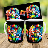 Набір дитячий Роблокс «Roblox» рюкзак 36х27см сумка-бананка, кружка з принтом для хлопчика (01588), фото 9