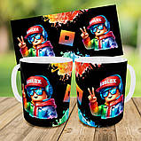 Набір дитячий Роблокс «Roblox» рюкзак 36х27см сумка-бананка, кружка з принтом для хлопчика (01583), фото 9