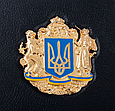 Блокнот А5 формату "Тризуб" у шкіряній палітурці у наборі з пір'яною ручкою TENSO виробництва Італії, фото 11