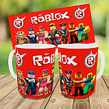 Набір дитячий Роблокс «Roblox» рюкзак 36х27см сумка-бананка, кружка з принтом для хлопчика (01580), фото 9