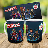 Набір дитячий Роблокс «Roblox» рюкзак 36х27см сумка-бананка, кружка з принтом для хлопчика (01579), фото 9