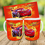 Набір дитячий Тачки Блискавка Маквін рюкзак 36х27см сумка-бананка, кружка з принтом для хлопчика (01597), фото 9