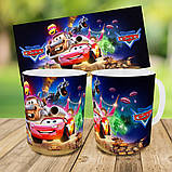 Набір дитячий Тачки Блискавка Маквін рюкзак 36х27см сумка-бананка, кружка з принтом для хлопчика (01596), фото 9