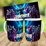 Набір дитячий Fortnite рюкзак 36х27см сумка-бананка, кружка з принтом для хлопчика (01601), фото 9