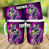 Набір дитячий Fortnite рюкзак 36х27см сумка-бананка, кружка з принтом для хлопчика (01599), фото 9