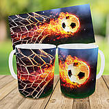 Набір дитячий Футбол рюкзак рюкзак 36х27см сумка-бананка, кружка з принтом для хлопчика (01606), фото 9