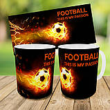 Набір дитячий Футбол рюкзак рюкзак 36х27см сумка-бананка, кружка з принтом для хлопчика (01602), фото 9