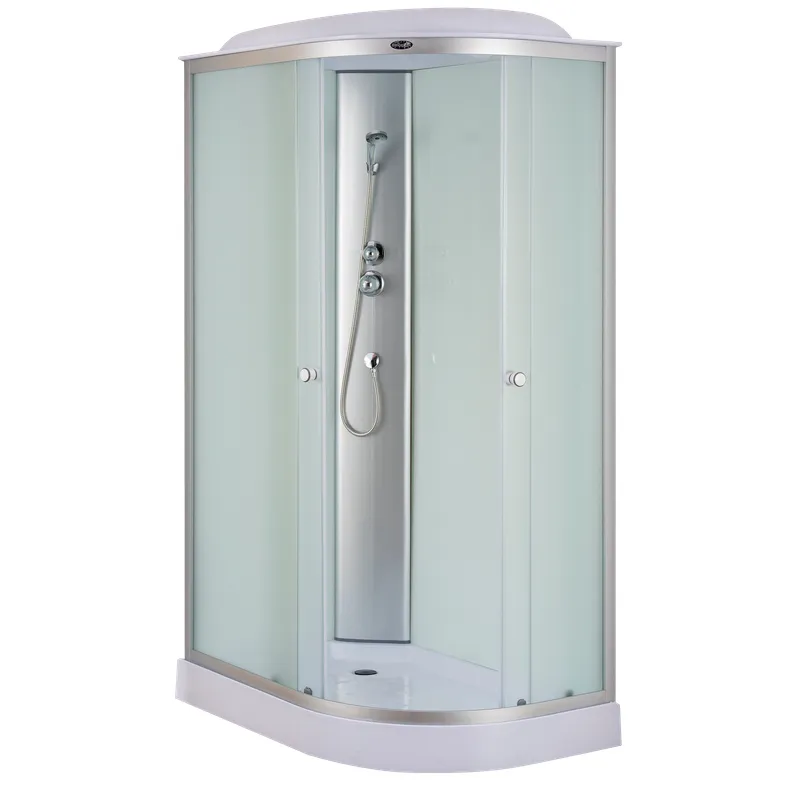 Бокс душовий без гідромасажу Mixxus WAVE SB02-120x80x215-L-FB SATIN з низьким піддоном (MI6892), фото 1