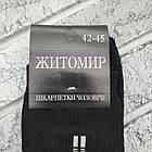 Шкарпетки чоловічі високі весна/осінь р.42-45 чорні з малюнком ЖИТОМИР ДУКАТ 30039286, фото 3