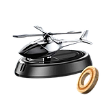 Ароматизатор освіжувач у машину Вертоліт (сріблястий) працює сонячної енергії БЕЗ Освіжувач