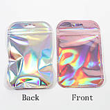 Сувенірний, ювелірний, подарунковий  пакет, паковання "Голограма"  10x15 см на ZIP LOCK, лазерне різання. 50 шт, фото 6