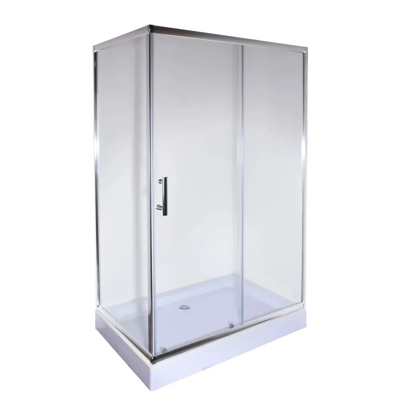 Душова кабіна з низьким піддоном Mixxus HARD SCT01-100x90x198-TR CHROME прозоре скло 5мм (MI6909), фото 1