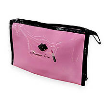 Косметичка - гаманець LIPS #3 Forever Love лакована рожева 23х14х6.5 см