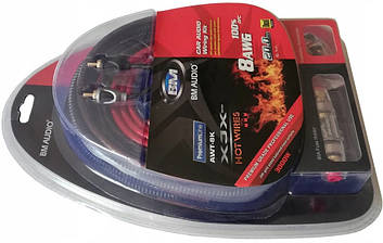 Набір проводів для підсилювача / сабвуфера Boschmann BM Audio AWT-8K