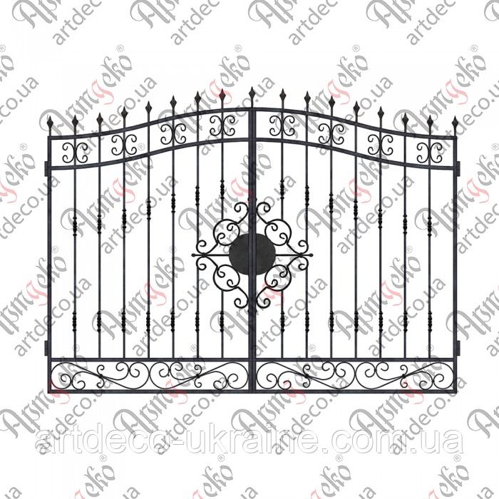 Ковані ворота.2030х2700 (КВ-15) КОМПЛЕКТ ЕЛЕМЕНТІВ, фото 1