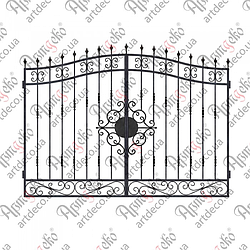Ковані ворота.2030х2700 (КВ-15) КОМПЛЕКТ ЕЛЕМЕНТІВ