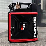 Каністра бар 10 л у чорному кольорі, оригінальний подарунок чоловікові, хлопцю, фото 8