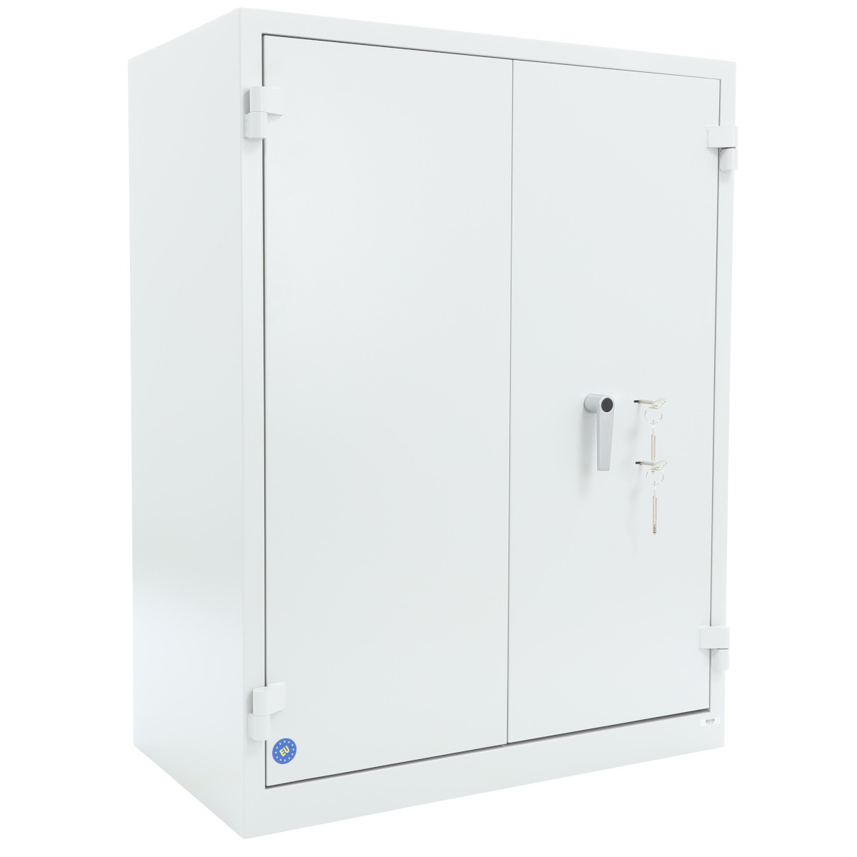 Шафа вогнестійка Blockline CF-1220 2KL, 1220х930х520 (ВхШхГ), для документів, вогнестійкість 30 хв., з 2-ма ключовими замками