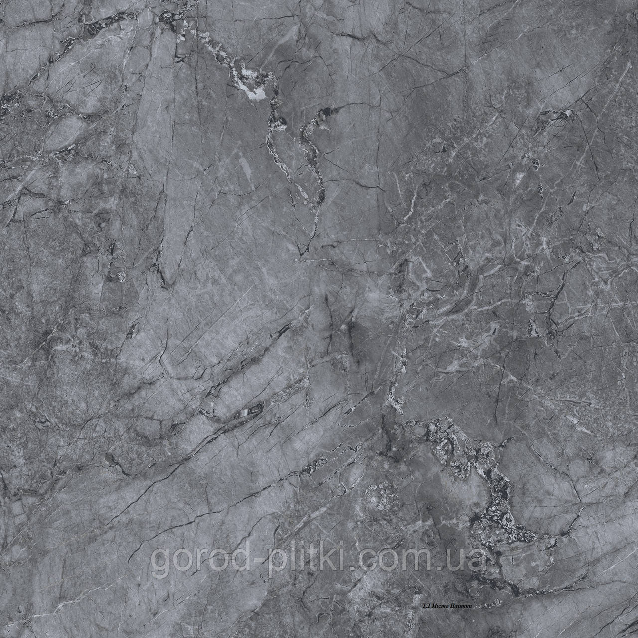 Muse плитка підлога сірий темний 6060 216 072/L - керамограніт 60х60 см, фото 1