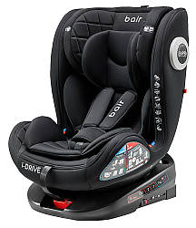 Автокрісло Bair i-Drive 360 Iso-fix TB-01 total black