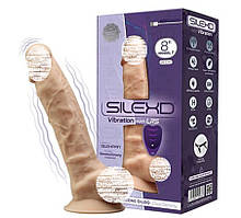Двошаровий реалістичний фалоімітатор з вібрацією SilexD Vetus Vibro Flesh M1 + LRS 20см