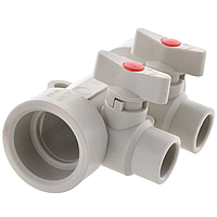 Колектор для теплої підлоги на 2 контура (40x20) PPR Koer K0169.PRO (KP0219)