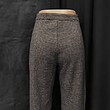 Штани жіночі теплі завужені твід 42 коричневі, фото 5