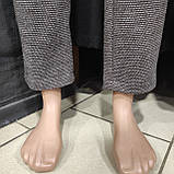 Штани жіночі теплі завужені твід 42 коричневі, фото 6