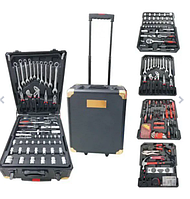 Професійний великий Набір інструментів у валізі 408 предметів
