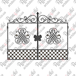 Ковані ворота.2120х2700 (КВ-14) КОМПЛЕКТ ЕЛЕМЕНТІВ